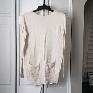 White/ceam lightweight sweater